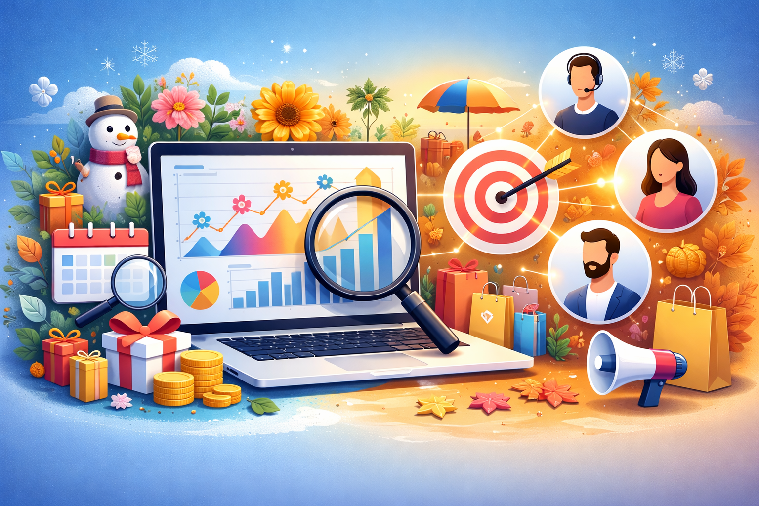 تحلیل دادههای فصلی به کسبوکارها کمک میکند الگوهای رفتاری مشتریان را شناسایی کرده و با ارائه پیشنهادهای هدفمند، تعامل و وفاداری مشتریان را افزایش دهند.